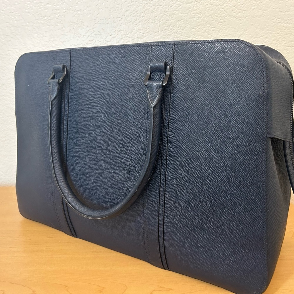 Navy Burberry Travel Bag